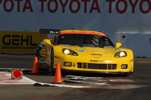 Corvette C6 ZR1 GT Driven by Jan Magnussen and Antonio Garcia in Action