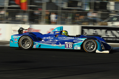 Oreca FLM09 LMPC Driven by Tristan Nunez and Charlie Shears in Action