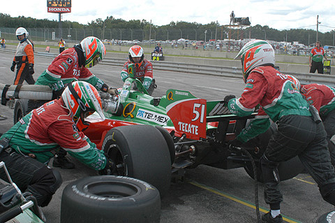 Adrian Fernandez's Pit Stop