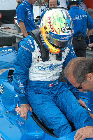 Alex Tagliani Getting Into Car