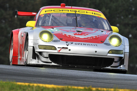 Porsche 911 GT3 RSR Driven by Jörg Bergmeister and Patrick Long in Action