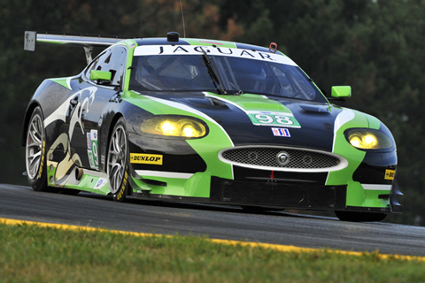 Jaguar XKR GT Driven by PJ Jones and Rocky Moran, Jr. in Action