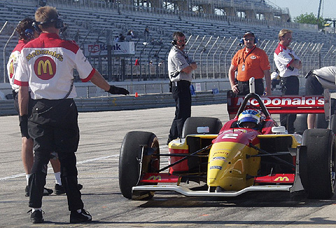 Sebastien Bourdais In Pits