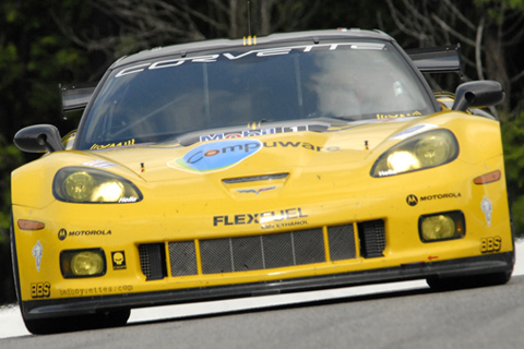 Chevrolet Corvette C6.R Driven by Olivier Berretta and Oliver Gavin in Action