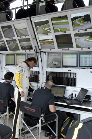 Expansive Pit Set Up for Chevrolet Corvette Team