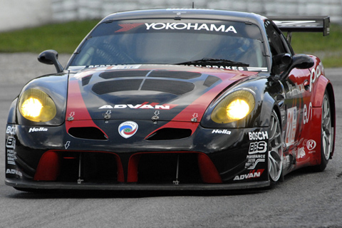 Panoz Esperante GTLM Driven by Dominik Farnbacher and Ian James in Action