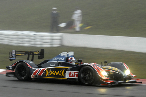 Acura ARX-02a Running in The Fog