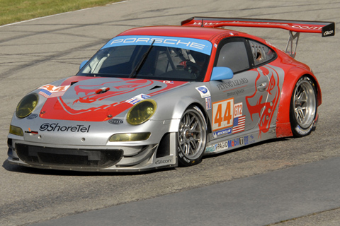 Porsche 911 RSR GT2 Driven by Darren Law and Johannes van Overbeek in Action