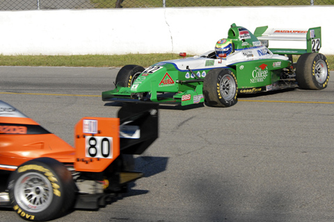 Conor Daly Spinning Out Of The Lead