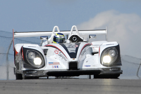 Porsche RS Spyder Driven by Klaus Graf and Romain Dumas in Action
