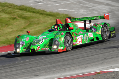 Oreca FLM09 Driven by Gunnar Jeannette and Elton Julian in Action