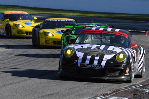 Porsche 911 GT3 Cup Driven by Shane Lewis and Lawson Aschenbach in Action