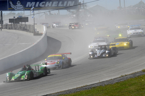 Start of Mosport ALMS Race