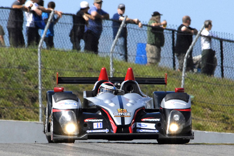 Oreca FLM09 Driven by Scott Tucker and Christophe Bouchut in Action