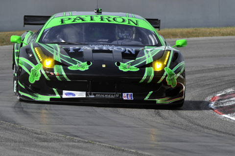 Ferrari F458 Italia GT Driven by Ed Brown and Guy Cosmo in Action