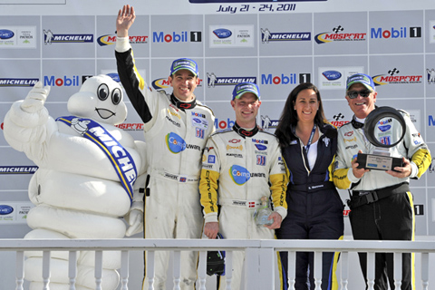 Chrevrolet Corvette Team on Podium