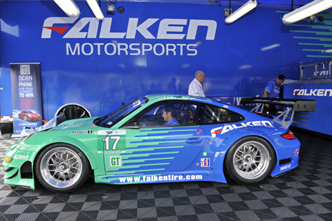 Porsche 911 GT3 RSR Driven by Wolf Henzler and Bryan Sellers in Paddock