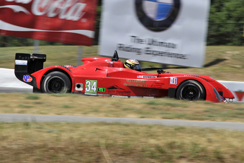 IMSA Lites Elan DP02 Driven by Jon Brownson in Action