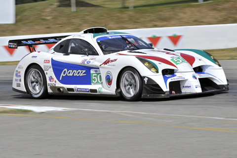 Panoz Abruzzi Driven by Ian James and Edward Sandström in Action