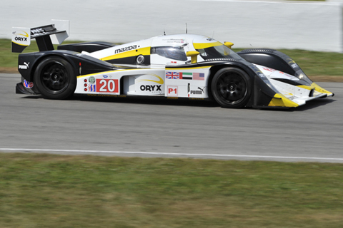 Lola B09/86 Mazda Driven by Humaid Al Masaood and Steven Kane in Action