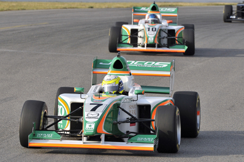 Star Mazda Driven by J.V. Horto in Action