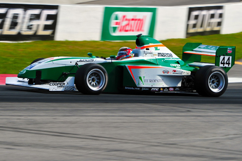 Pro Mazda Driven by Scott Anderson in Action