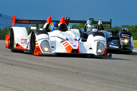 Oreca FLM09 LMPC Driven by Jonathan Bennett and Colin Braun in Action