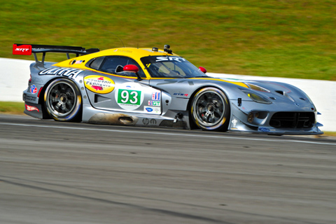 SRT Viper GTS-R GT Driven by Jonathan Bomarito and Kuno Wittmer in Action