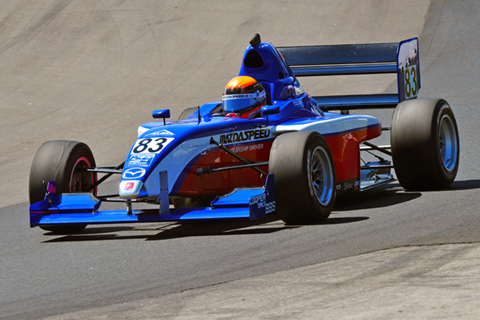 Pro Mazda Driven by Matthew Brabham in Action