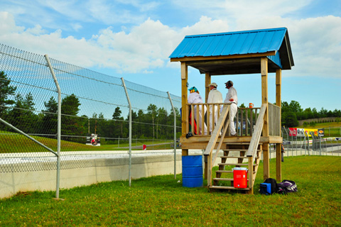 Corner Workers in stand by Turn 2