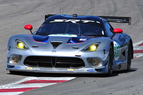 SRT Viper GTS-R GT Driven by Dominik Farnbacher and Marc Goossens in Action