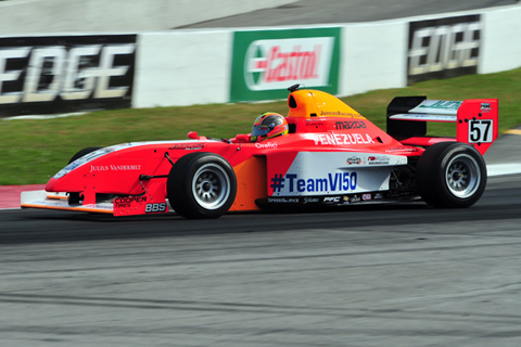 Pro Mazda Driven by Diego Ferreira in Action