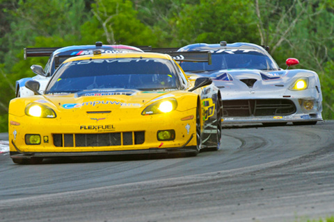 Chevrolet Corvette C6 ZR1 GT Driven by Oliver Gavin and Tommy Milner in Action