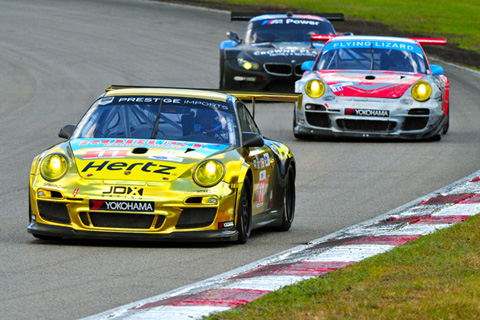 Porsche 911 GT3 Cup GTC Driven by Mike Hedlund and Jan Heylen in Action