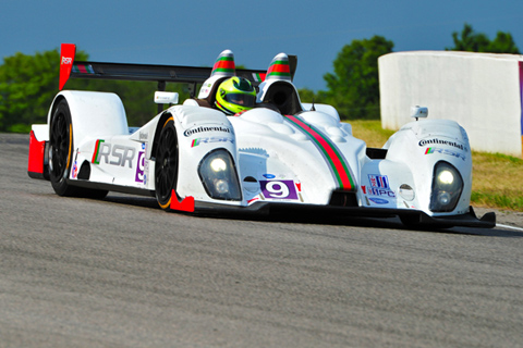 Oreca FLM09 LMPC Driven by Bruno Junqueira and Duncan Ende in Action