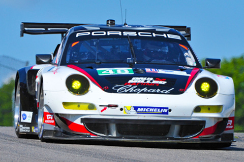 Porsche 911 GT3 RSR GT Driven by Bryce Miller and Marco Holzer in Action