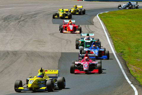 Pro Mazda Driven by Spencer Pigot in Action