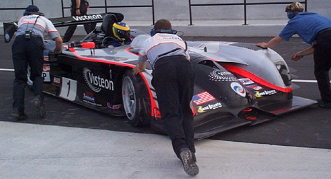 Panoz Pushed In Line