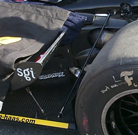 Winglet In Front of Rear Tire