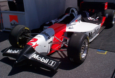 Unser's Penske in Paddock