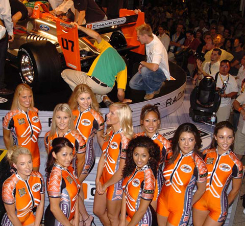 Grid Girls and the New Panoz DP01