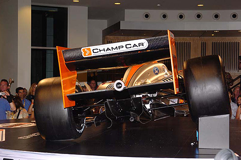 Rear View of the New Champ Car Panoz DP01