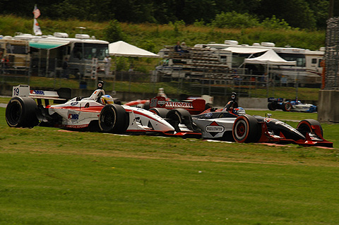 Ryan Hunter-Reay and Michael Valiente Interlocking Wheels