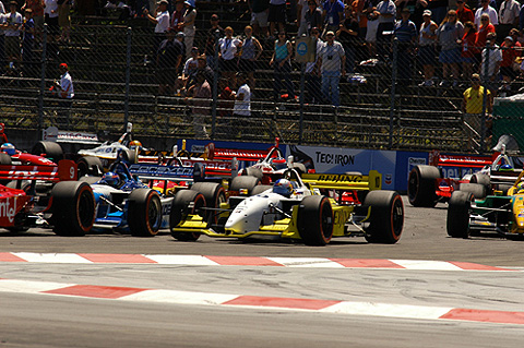 Paul Tracy Moves Up Alongside A.J. Allmendinger