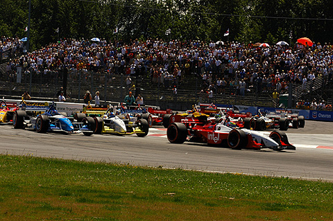 Paul Tracy Moves Ahead of A.J. Allmendinger