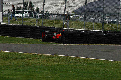 Dan Cobb Hitting Tire Wall