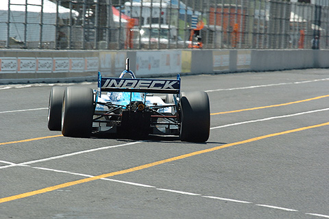 A.J. Allmendinger in Action