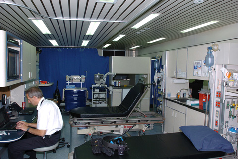 Inside the Homatro Medical Center
