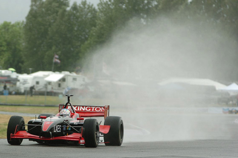 Alex Tagliani in the Rain