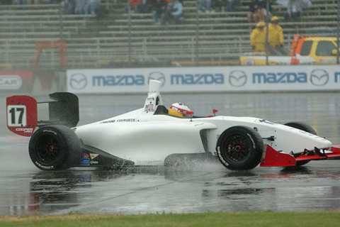 Adrian Carrio in Action in the Rain